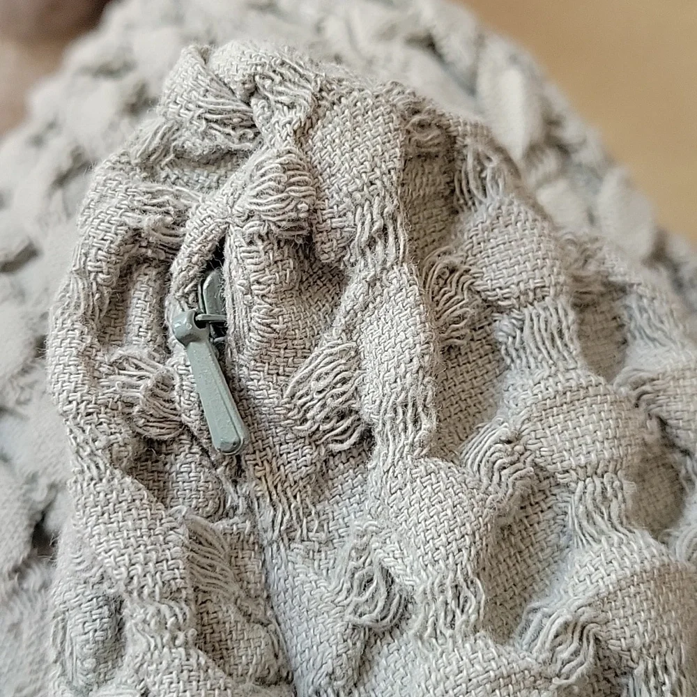 Casaluna Waffle Textured Cotton Body Pillow Cover